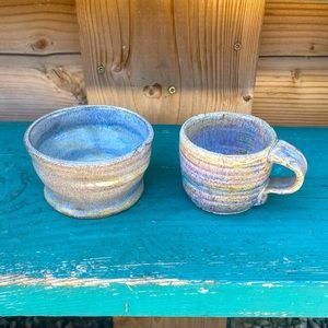 Handmade Ceramic Cream & Sugar Set